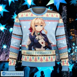 Christmas Doll Violet Evergarden Chime Ugly Christmas Sweater Gift For Adult - Christmas Doll Violet Evergarden Ugly Christmas Sweater Photo_1