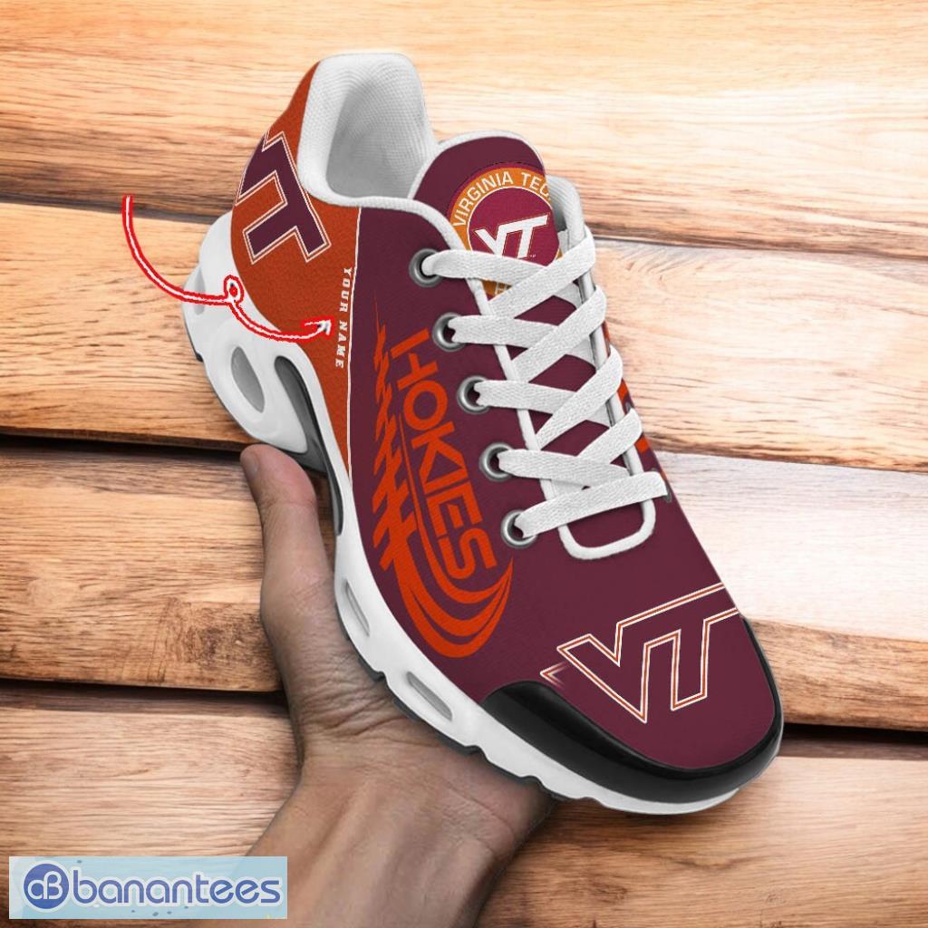 virginia tech hokies custom name air cushion tn shoes for men and women image Virginia Tech Hokies-Custom Name Air Cushion TN Shoes For Men And Women Product Photo 1