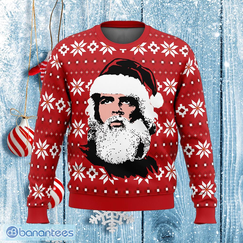 viva la navidad santa che guevarra handmade ugly xmas 3d sweater gift for men and women image Viva La Navidad Santa Che Guevarra Handmade Ugly Xmas 3D Sweater Gift For Men And Women - Viva La Navidad Santa Che Guevarra Ugly Christmas Sweater Photo_1
