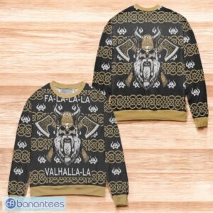 Fa-La-La-La Valhalla-La Viking God Ugly Christmas Sweater Product Photo 1