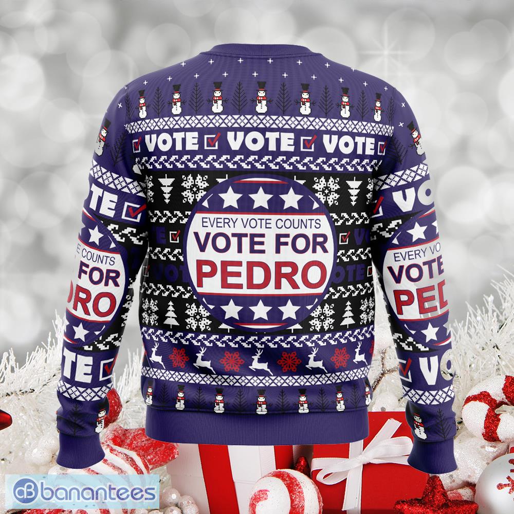 vote for pedro napoleon dynamite traditional ugly christmas sweater gift holidays 1 image Vote for Pedro Napoleon Dynamite Traditional Ugly Christmas Sweater Gift Holidays - Vote for Pedro Napoleon Dynamite Ugly Christmas Sweater Photo_2