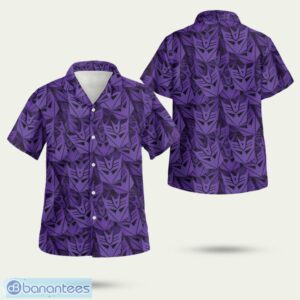 Decepticon Transformer Purple 3D Hawaiian Shirt Summer Style Gift Product Photo 1