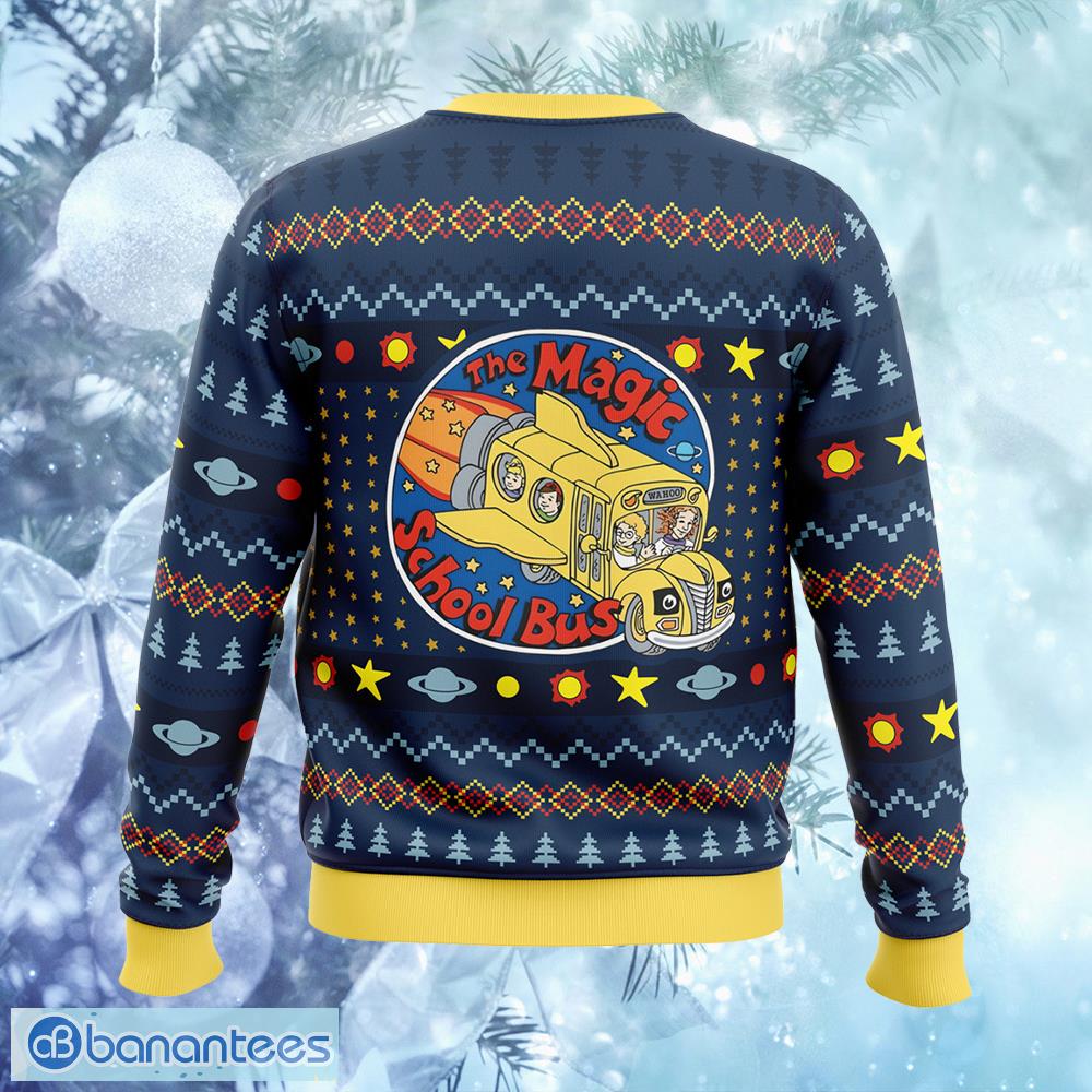 wahoo the magic school bus ornament ugly christmas sweater gift for men and women 1 image Wahoo The Magic School Bus Ornament Ugly Christmas Sweater Gift For Men And Women - Wahoo The Magic School Bus Ugly Christmas Sweater Photo_2