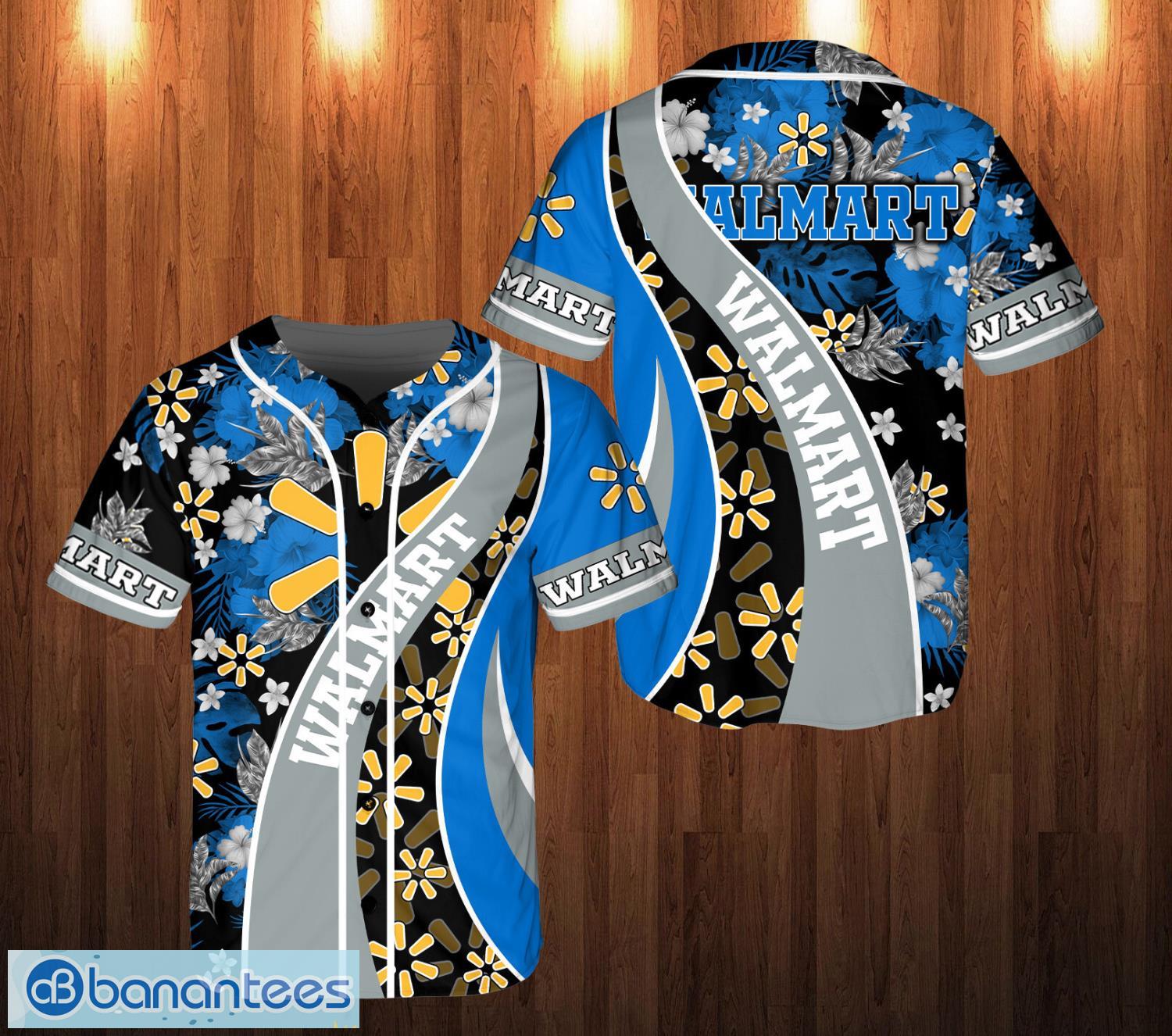 walmart 3d all over printed baseball jersey shirt for fans tropical style image walmart 3D All Over Printed Baseball Jersey Shirt For Fans Tropical Style Product Photo 1