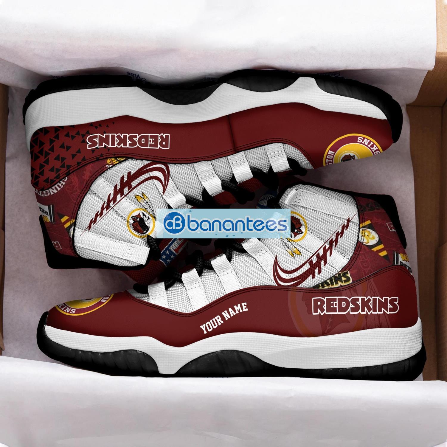 washington redskin air jordan 11 sneakers custom name special shoes for fans 1 image Washington Redskin Air Jordan 11 Sneakers Custom Name Special Shoes For Fans Product Photo 2