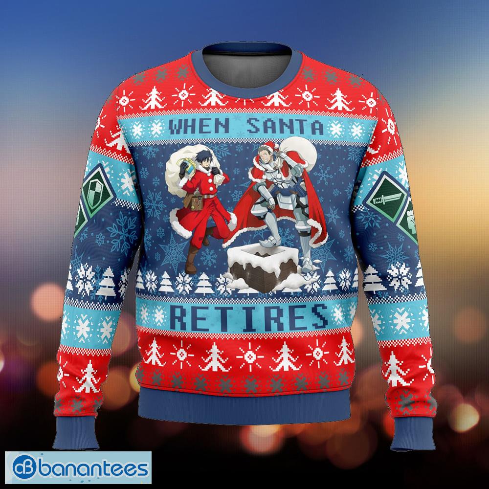 when santa retires log horizon embroider ugly christmas sweater gift for men and women image When Santa Retires Log Horizon Embroider Ugly Christmas Sweater Gift For Men And Women - When Santa Retires Log Horizon Ugly Christmas Sweater Photo_1