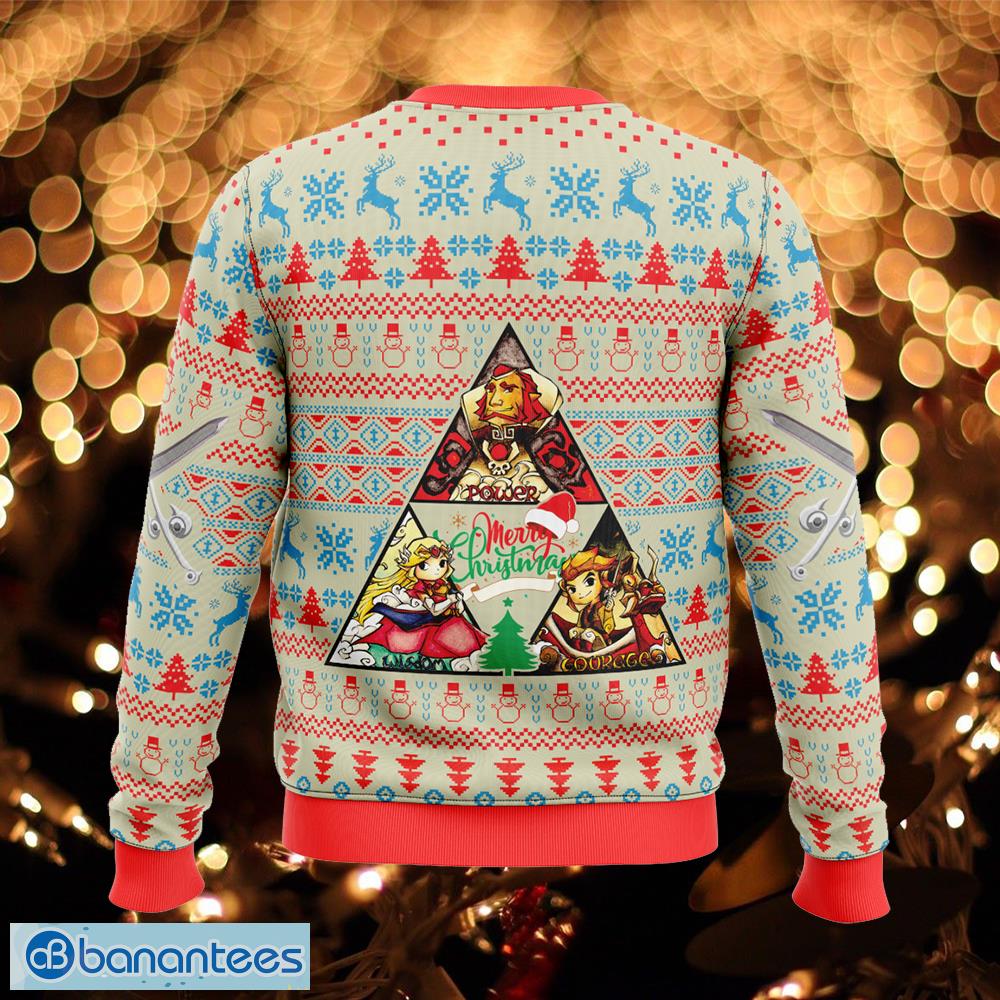 wind waker triangle zelda stitch ugly christmas sweater gift for men and women 1 image Wind Waker Triangle Zelda Stitch Ugly Christmas Sweater Gift For Men And Women - Wind Waker Triangle Zelda Ugly Christmas Sweater Photo_2