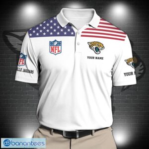 Jacksonville Jaguars Sport Polo Shirt Custom Name Sport Gifts Ideas For Father's Days Product Photo 2