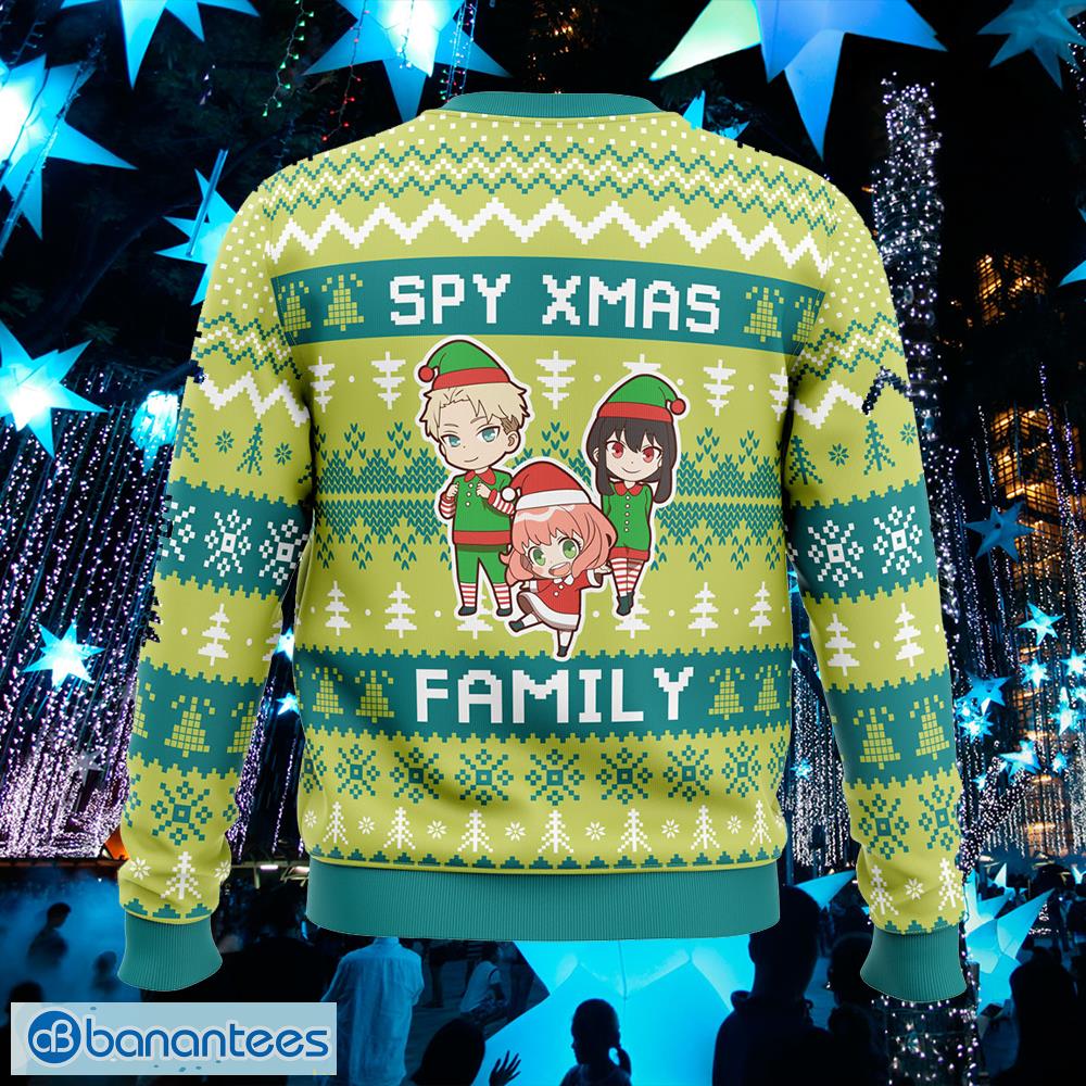 xmas family spy x family pullover ugly christmas 3d sweater gift for adult 1 image Xmas Family Spy X Family Pullover Ugly Christmas 3D Sweater Gift For Adult - Xmas Family Spy X Family Ugly Christmas Sweater Photo_2