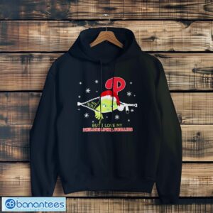 The Grinch I Hate People But I Love Philadelphia Phillies Christmas T-shirt Product Photo 3
