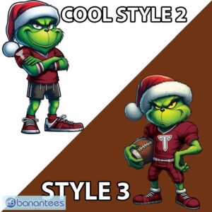 NCAA Troy Trojans Player Grinch Ugly Xmas Sweater Gift Holidays - NCAA Troy Trojans New Grinch Ugly Christmas Sweater Photo 3