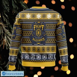 World Of Warcraft Fight for Alliance Boutique Ugly Christmas Sweater Gift Holidays - World Of Warcraft Fight for Alliance Ugly Christmas Sweater Photo_2