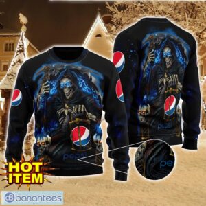 Pepsi Death Halloween All Over Print Sweater Halloween Gift For men And Women Product Photo 1