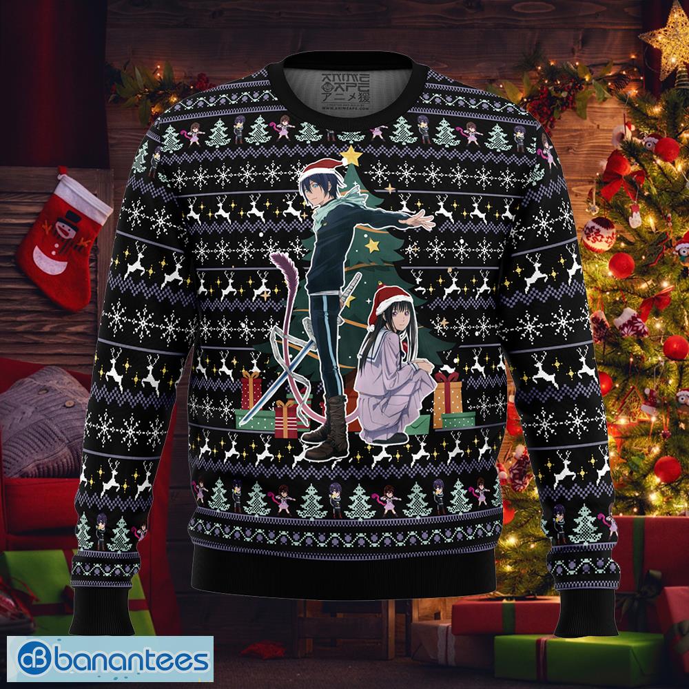 yato hiyori christmas noragami wardrobe ugly christmas sweater gift holidays image Yato Hiyori Christmas Noragami Wardrobe Ugly Christmas Sweater Gift Holidays - Yato Hiyori Christmas Noragami Ugly Christmas Sweater Photo_1