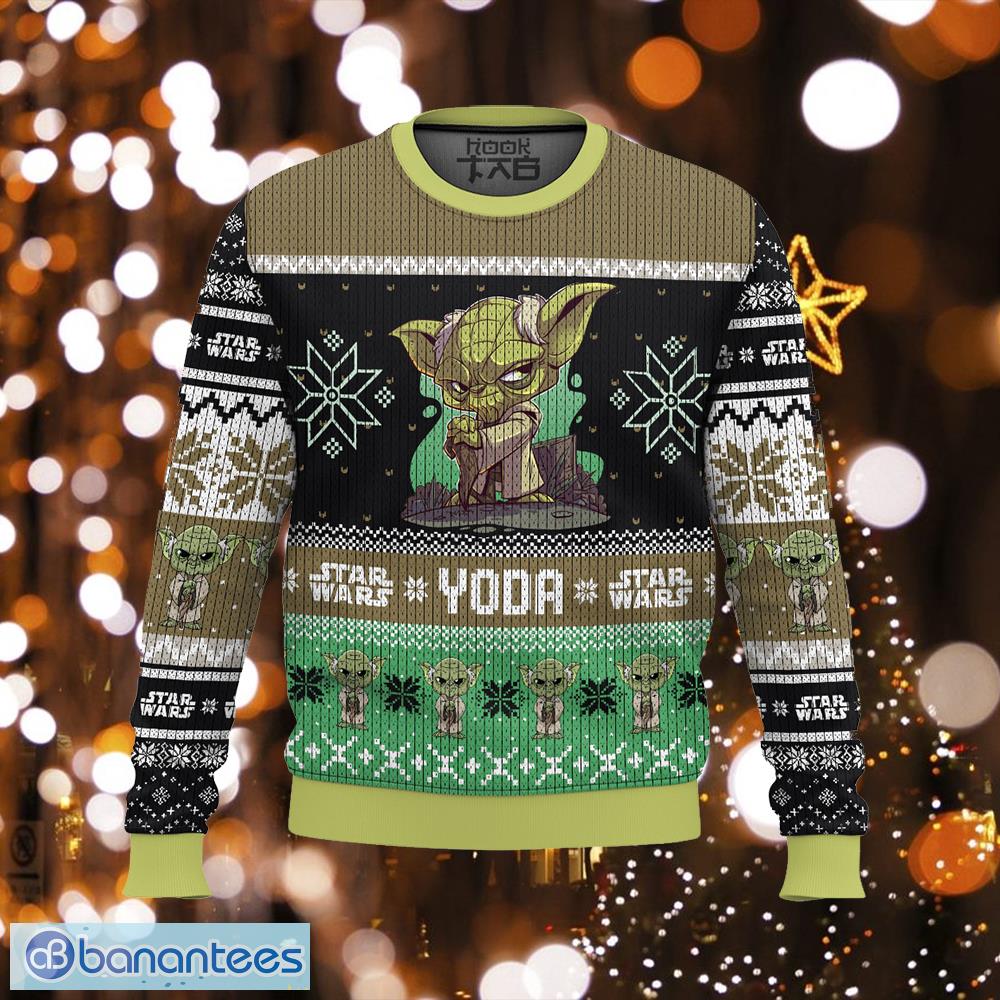 yoda star wars ugly sweater tradition ugly christmas sweater gift for adult image Yoda Star Wars Ugly Sweater Tradition Ugly Christmas Sweater Gift For Adult - Yoda Star Wars Ugly Sweater Photo_1