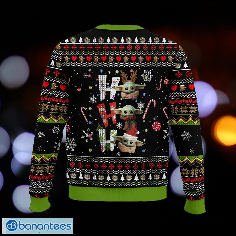 yoda ugly sweater december knitted christmas sweater aop gift for men and women 1 image Yoda Ugly Sweater December Knitted Christmas Sweater AOP Gift For Men And Women - Yoda Ugly Sweater Photo_2