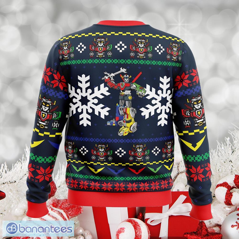 yuletron voltron season ugly xmas 3d sweater gift for men and women 1 image Yuletron Voltron Season Ugly Xmas 3D Sweater Gift For Men And Women - Yuletron Voltron Ugly Christmas Sweater Photo_2