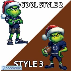 NCAA Penn State Nittany Lions Grinch Style Knitted Christmas 3D Sweater Gift For Adult - NCAA Penn State Nittany Lions New Grinch Ugly Christmas Sweater Photo 3