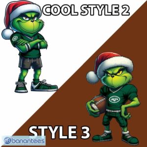NFL New York Jets Grinch Football Ugly Sweater AOP Gift For Christmas - NFL New York Jets New Grinch Ugly Christmas Sweater Photo 3