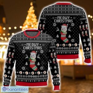 Meowy Christmas meme, Christmas Ugly Christmas Sweater 3D All Printed Sweater Christmas Gift Product Photo 1