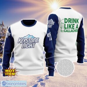 Keystone Light Drink Like A Gallagher Patrick Day 3D Print Sweater Christmas Gift Holiday Sweater Product Photo 1