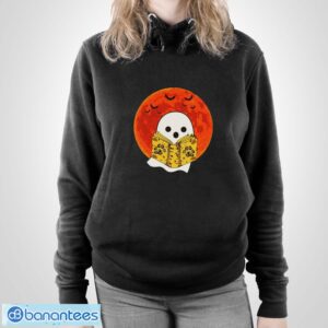 Booooooks T-Shirt Boo Read Books Lover Halloween T Shirt - Unisex Pullover Hoodie