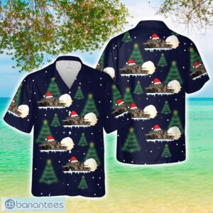 Australian Army M1 Abrams tank Neon Christmas Xmas Hawaiian Shirt Product Photo 1