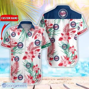 MLB Minnesota Twins Hawaiian Shirt Flower Baseball Shirt For Fans Product Photo 1