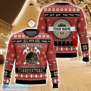 Personalized Proud to be a carpenter, Ugly Christmas Sweater For Men And Women Christmas Holiday Gift Family Gift Product Photo 1
