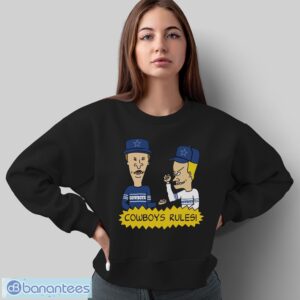 Official beavis and Butt-Head Dallas Cowboys Rules NFL T-Shirt - Sweatshirt