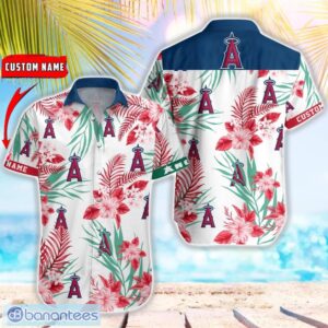 MLB Los Angeles Angels Hawaiian Shirt Flower Baseball Shirt For Fans Product Photo 1