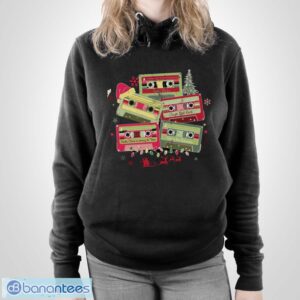 Vintage Christmas Cassette Tapes Shirt, Christmas Music Shirt - Unisex Pullover Hoodie
