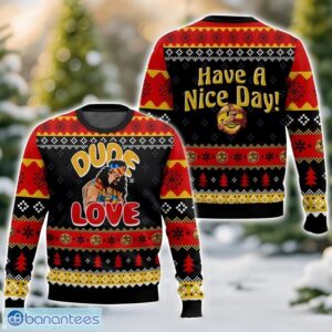 Dude Love Mick Foley AOP Ugly Christmas Sweater Gift For Family Chrismas Gift Product Photo 1