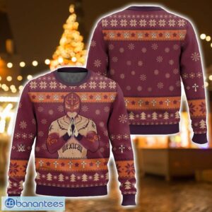 Rey Mysterio AOP Ugly Christmas Sweater Gift For Family Chrismas Gift Product Photo 1