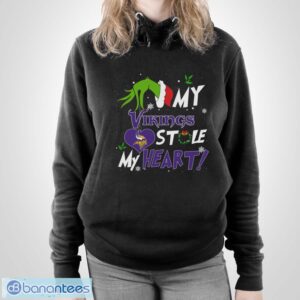 My Minnesota Vikings Stole My Heart Shirt Sweatshirt Hoodie - Unisex Pullover Hoodie