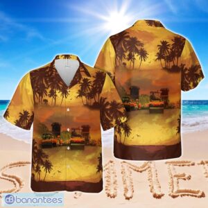 Highway Construction Tropical Hawaiian Shirt Aloha Beach Shirt Product Photo 1