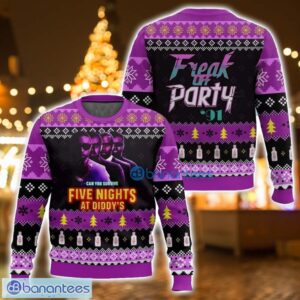 Five night at Diddy’s 3D Ugly Christmas Sweater Unisex Sweater Christmas Gift Product Photo 1