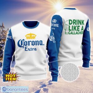 Corona Extra Drink Like A Gallagher Patrick Day 3D Print Sweater Christmas Gift Holiday Sweater Product Photo 1