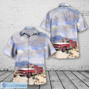 Laurel Springs NJ FD Vintage Fire Truck Hawaiian Shirt Product Photo 1