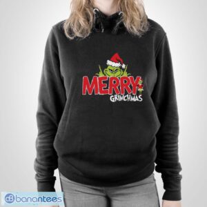 Grinch Middle Finger Shirt, Merry Christmas Tee, Grinch Xmas Shirt - Unisex Pullover Hoodie