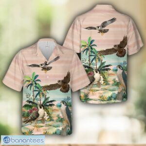 Peregrine Falcon Hawaiian Shirt Beach Shirt Product Photo 1