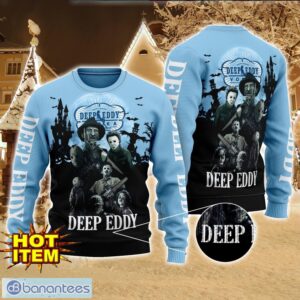 Deep Eddy Vodka Horror Halloween Night All Over Print Sweater Halloween Sweater Gift Ideas Product Photo 1