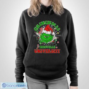 Whoville University T-Shirt, Grinch Christmas Shirt - Unisex Pullover Hoodie