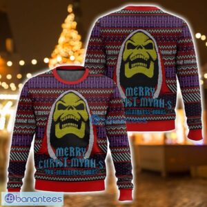 Merry Christ-Myah-s! Skeletor Masters of the Universe Ugly Christmas Sweater Holiday Gift For Family Christmas Sweater Product Photo 1