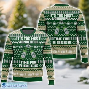 Jever It’s the Most Wonderful time for a Beer AOP Ugly Christmas Sweater Gift For Family Chrismas Gift Product Photo 1