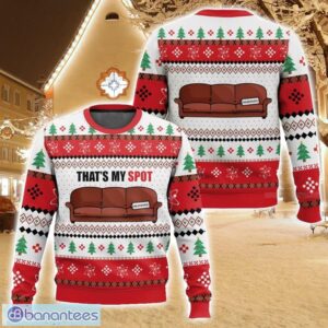 That’s My Spot Sheldon Cooper The Big Bang Theory Ugly Christmas Sweater For Men And Women Christmas Holiday Gift Family Gift Product Photo 1