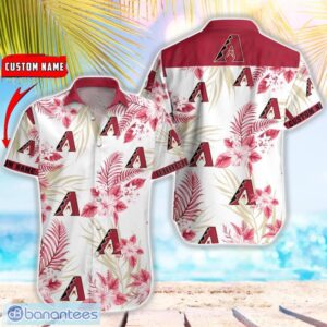 MLB Arizona Diamondbacks Hawaiian Shirt Flower Baseball Aloha Shirt Product Photo 1