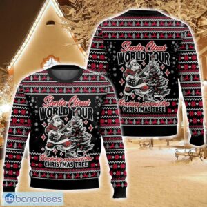 Santa Claus World Tour Ugly Christmas Sweater For Men And Women Christmas Holiday Gift Family Gift Product Photo 1
