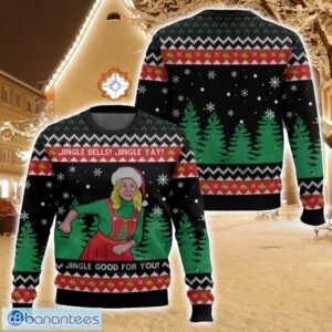 Leslie Knope Jingle Bells, Jingle Yay, Jingle Good For You Leslie Knope Parks and Recreation Ugly Christmas Sweater For Men And Women Christmas Holiday Gift Family Gift Product Photo 1