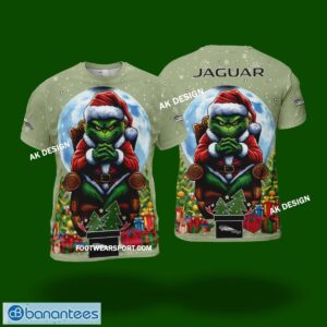 Jaguar Car Racing King Grinch Christams 3D Hoodie, 3D T-Shirt, 3D Sweater Gift For Men And Women - Jaguar Car Racing King Grinch Christams 3D Shirt Photo 2